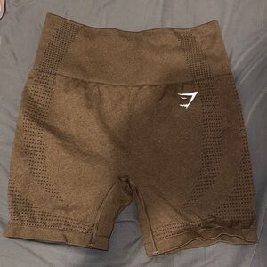 gymshark vital seamless shorts in espresso marl